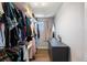 Walk-in closet offers storage solutions at 15926 Marina Bay Dr, Winter Garden, FL 34787