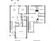 Detailed floor plan showcasing the layout of the home at 2313 Mystic Maze Ln, Clermont, FL 34715