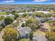 Scenic aerial view of community, showcasing lush landscaping, lake, playground and well-maintained buildings at 2580 Grassy Point Dr # 100, Lake Mary, FL 32746