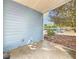 Relaxing screened patio with blue siding and outdoor views at 2580 Grassy Point Dr # 100, Lake Mary, FL 32746