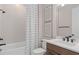 Well-appointed bathroom featuring modern fixtures, stylish tiles, and a clean, functional design at 6799 Willow View Ave, Orlando, FL 32829