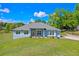 Attractive one-story home showcasing a lush green lawn and a welcoming facade at 10544 Parkway Dr, Clermont, FL 34711