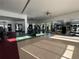 Well-equipped gym featuring treadmills, weights, and mirrors for a complete workout experience at 14090 Alafaya Oak Bnd, Orlando, FL 32828