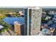 Beautiful high-rise building with blue windows overlooks lake at 150 E Robinson St # 405, Orlando, FL 32801