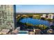 Scenic exterior view of the modern high-rise in the city at 150 E Robinson St # 405, Orlando, FL 32801