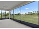 Screened lanai with picturesque views of the pond, perfect for relaxing and enjoying the outdoors at 17319 Million Lakes Ct, Clermont, FL 34714