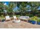 Inviting outdoor space with a stylish fire pit and comfortable seating at 1840 W Fawsett Rd, Winter Park, FL 32789