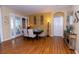 Cozy dining room with elegant furniture, light, and decorative accents at 2601 Gold Dust Cir, Kissimmee, FL 34744