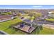 Aerial view of neighborhood playground with a safe rubber base and nearby community at 3179 Turret Dr, Kissimmee, FL 34743