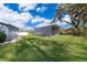 View of metal garage with plenty of yard space at 372 Rest Haven Rd, Geneva, FL 32732