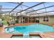 Relaxing outdoor pool and patio area perfect for entertaining guests at 600 Statenville Ct, Ocoee, FL 34761