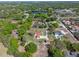 Expansive aerial view of a residence nestled within lush greenery and nearby lake at 9272 Gotha Rd, Windermere, FL 34786