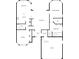 Detailed floor plan showcasing the layout of the home, including the primary bedroom and garage at 9700 Sw 194Th Cir, Dunnellon, FL 34432