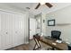 Office featuring neutral paint, spacious closet and a nearby bathroom at 11844 Pulitzer Pl, Orlando, FL 32832