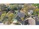 Aerial view of the property showcasing the home's location and the surrounding neighborhood at 17 Hibiscus Ct, Eustis, FL 32726