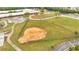 Aerial view of the baseball field and outdoor space at 2026 Cypress Bay Blvd, Kissimmee, FL 34743