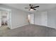Spacious main bedroom leads to the ensuite bath through a doorway at 2026 Cypress Bay Blvd, Kissimmee, FL 34743