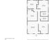 Detailed floor plan showcasing layout with bedrooms, bathrooms, living room, and kitchen with dimensions at 226 Noxon St, Auburndale, FL 33823