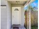 Close-up of the front door, showcasing the house number and a welcoming entrance at 4915 Pocahontas Ln, Lakeland, FL 33810