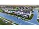 Beautiful townhome exterior with a community pool in a well-maintained neighborhood at 6024 Soter Ln, Windermere, FL 34786
