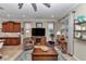 Inviting living room with stylish decor, large windows, and a cozy atmosphere at 9491 Sw 98Th Ct, Ocala, FL 34481