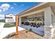 Veterans Pavilion with picnic tables at On Top of the World community offering shade and comfort at 9491 Sw 98Th Ct, Ocala, FL 34481