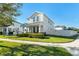 Beautiful home with a fenced yard, complemented by lush green grass and sidewalks at 9844 Pecan Hickory Way, Orlando, FL 32832