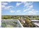 Scenic exterior view from balcony overlooking trees and blue skies at 101 S Eola Dr # 910, Orlando, FL 32801