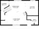 Detailed floor plan showcasing the layout of the first floor of the home at 1120 Portland Ave # 2, Orlando, FL 32803