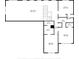 Detailed floor plan showcasing the layout of the bedrooms, bathrooms, and Gathering room at 2072 Starboard Dr, Geneva, FL 32732