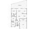 A detailed floor plan showcases the layout of the home, including bedrooms, bathrooms, kitchen, and living areas at 2215 Mallard Creek Cir, Kissimmee, FL 34743