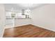 Dining Room with light wood floors, recessed lights and a view of the modern kitchen at 321 Ferdinand Dr, Longwood, FL 32750