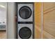 Convenient in-unit laundry featuring a stacked washer and dryer for easy laundry day at 1001 Park Ridge Cir, Kissimmee, FL 34746
