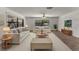 Bright and airy living room with large windows, modern furniture, and a neutral color palette at 1021 Mare Bello Dr, Winter Park, FL 32792