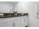 Elegant bathroom highlighting a double vanity, modern fixtures, and a bright, clean design at 1106 Kingsbarn St, Davenport, FL 33896