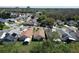 An aerial view of a residential neighborhood, showcasing well-maintained homes, green spaces, and community amenities at 11624 Peach Grove Ln, Orlando, FL 32821