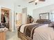 Tranquil main bedroom featuring carpet floors, a walk-in closet, and ample space for relaxation and rest at 11624 Peach Grove Ln, Orlando, FL 32821