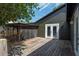 Exterior wooden deck and siding featuring view of screened porch at 1432 W Yale St, Orlando, FL 32804