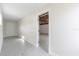 Unfinished basement with neutral walls and light-colored concrete flooring at 1610 Stephanie Ln, Lakeland, FL 33813