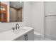 Elegant bathroom featuring modern vanity, sleek fixtures, and minimalist design for a clean aesthetic at 14645 Isleview Dr, Winter Garden, FL 34787