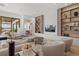 Spacious living room with built-in shelves, hardwood floors, and stylish furnishings at 14645 Isleview Dr, Winter Garden, FL 34787