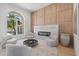 Comfortable living room featuring a fireplace and plenty of natural light at 14645 Isleview Dr, Winter Garden, FL 34787