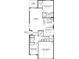 Detailed floor plan showcasing the layout of the home, including the living spaces and bedrooms at 224 Meghan Cir, Deland, FL 32724