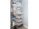 Organized pantry featuring wire shelving and ample storage space at 2351 Kelbrook Ct, Oviedo, FL 32765