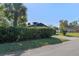 A view of the home's side yard with lush landscaping and a glimpse of the house beyond at 2805 Bongart Rd, Winter Park, FL 32792