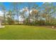 Lush backyard featuring mature trees and plenty of space for outdoor activities at 30041 Redoak Ave, Eustis, FL 32736