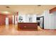 Spacious kitchen with modern stainless steel appliances and a large island at 3403 Great Pond Dr, Kissimmee, FL 34746