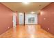 Spacious living room featuring terracotta tile flooring and neutral wall colors at 3403 Great Pond Dr, Kissimmee, FL 34746