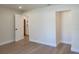 Bedroom showing a view to what appears to be a kitchen through a doorway at 5153 Lido, Orlando, FL 32807