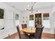 Bright dining room featuring a round table, stylish chairs, and a modern light fixture, perfect for entertaining guests at 647 E Livingston St, Orlando, FL 32803